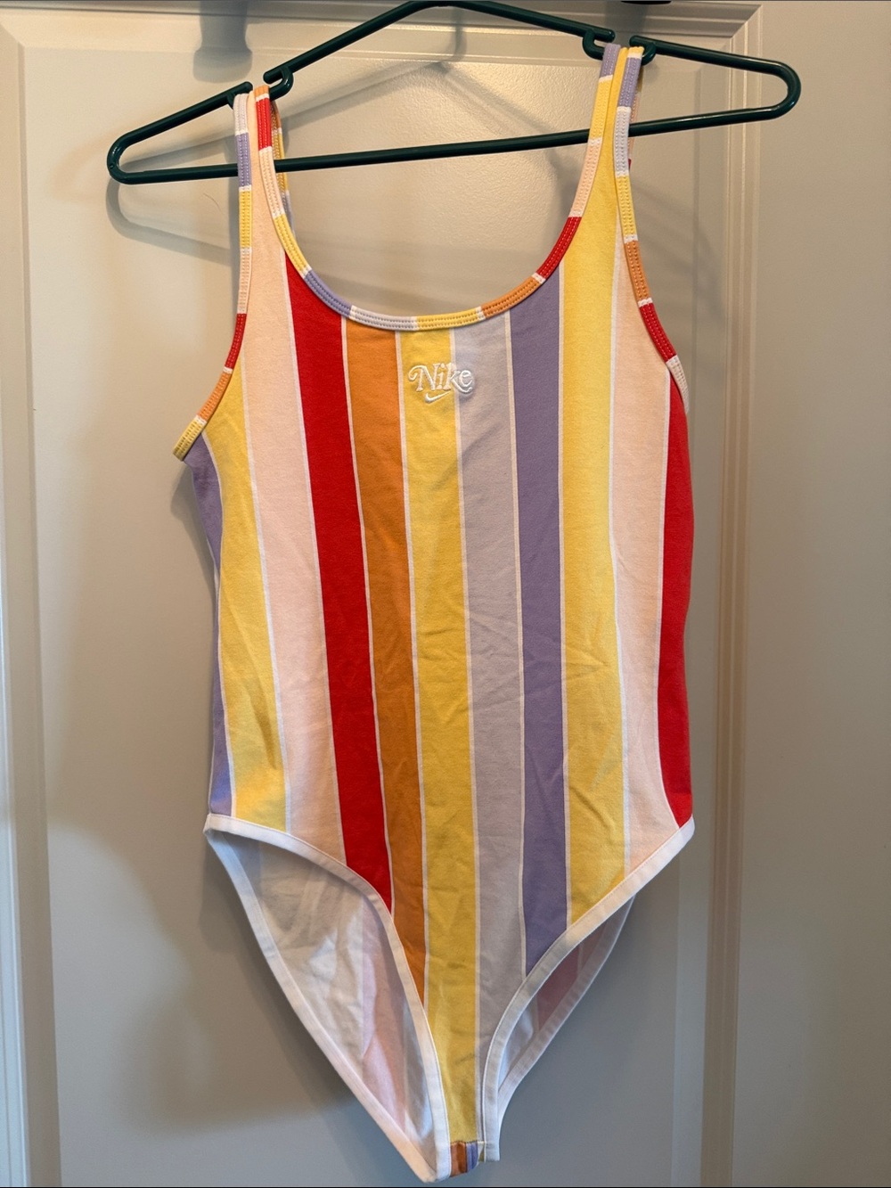 Nike Rainbow Stripe Tank Bodysuit